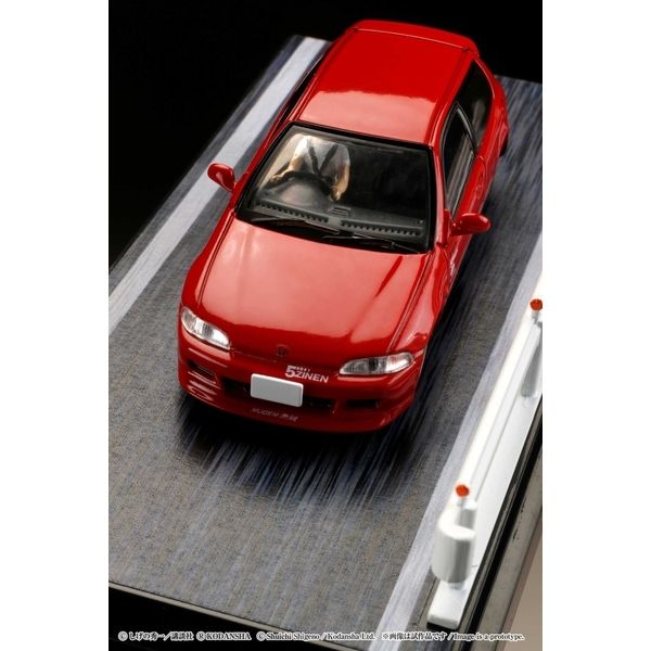 1/64 ホンダ シビック EG6 妙義 Night Kids/庄司慎吾 頭文字D: ジオラマセット