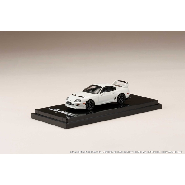 ホビージャパン 1/64 トヨタ スープラ A80 JDMスタイル スーパーホワイトII 完成品ミニカー HJ641042CW