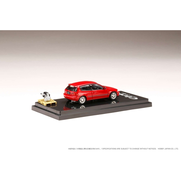 1/64 ホンダ シビック EG6 SiR-S/エンジンディスプレイモデル付 ミラノレッド