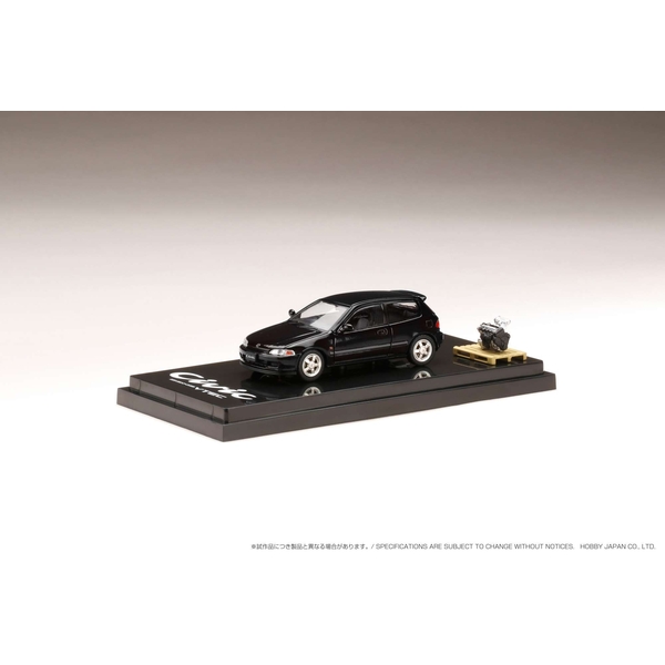 1/64 ホンダ シビック EG6 SiR-S/エンジンディスプレイモデル付 グラナダブラックパール