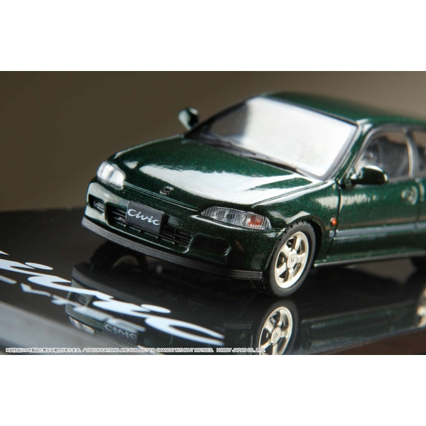 1/64 ホンダ シビック EG6 SiR-S/エンジンディスプレイモデル付 ロザンヌグリーンパール