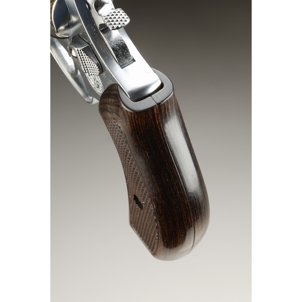 《直販限定カラー》S&W Jフレームラウンドバット対応 コンバットシューティンググリップ/ダークブラウン