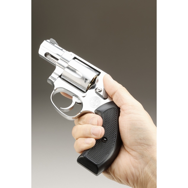 《直販限定カラー》S&W Jフレームラウンドバット対応 コンバットシューティンググリップ/ブラック