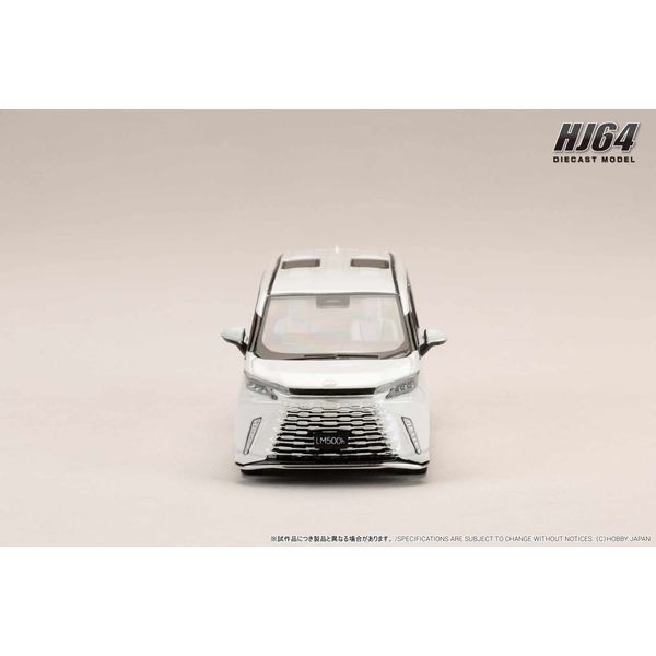1/64 レクサス LM カスタムバージョン 4シーター 500h RHD ソニッククォーツ/ホワイトインテリア