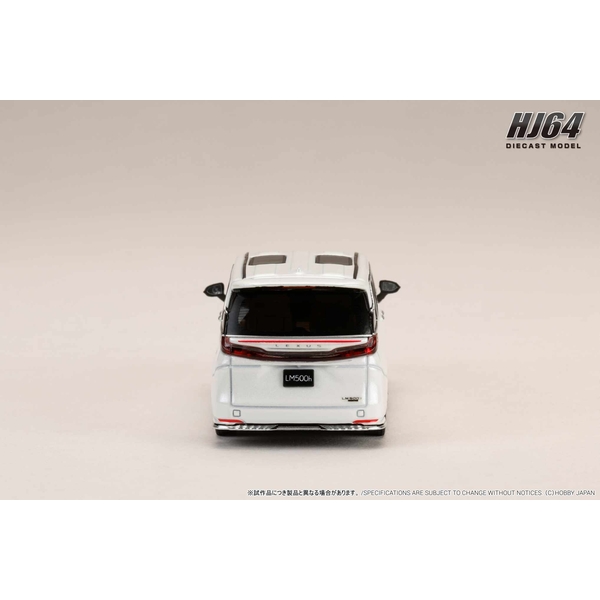 1/64 レクサス LM カスタムバージョン 4シーター 500h RHD ソニッククォーツ/ホワイトインテリア