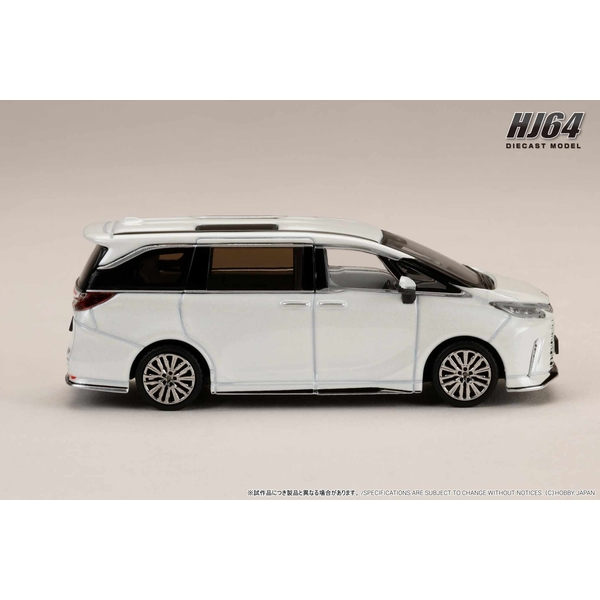 1/64 レクサス LM カスタムバージョン 4シーター 500h RHD ソニッククォーツ/ホワイトインテリア