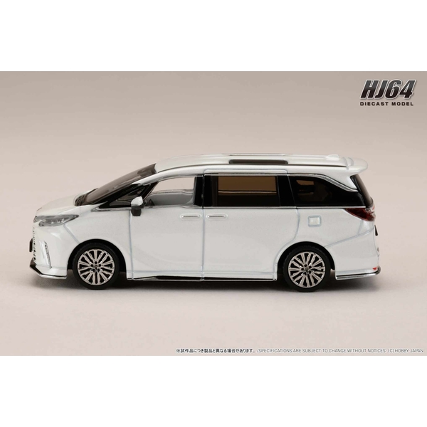 1/64 レクサス LM カスタムバージョン 4シーター 500h RHD ソニッククォーツ/ホワイトインテリア