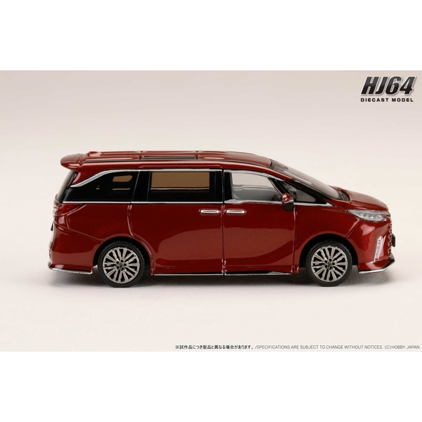 1/64 レクサス LM カスタムバージョン 4シーター 500h RHD ソニックアゲート/ホワイトインテリア