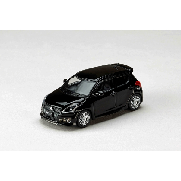 【10月予約】1/64 スズキ スイフトスポーツ ZC32S 純正オプション装着車 スーパーブラックパール 完成品ミニカー HJ642082BK