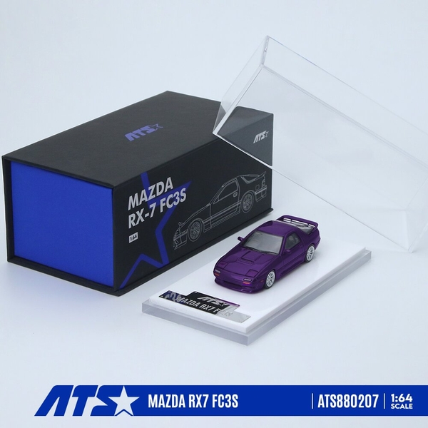 【11月予約】1/64 マツダ RX-7 FC3S メタリックバイオレット 完成品ミニカー ATS880207