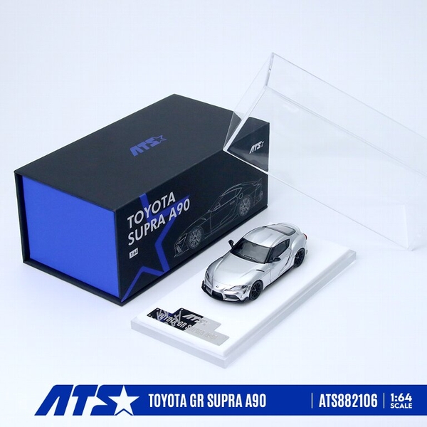 【11月予約】1/64 トヨタ GRスープラ A90 シルバー 完成品ミニカー ATS882106