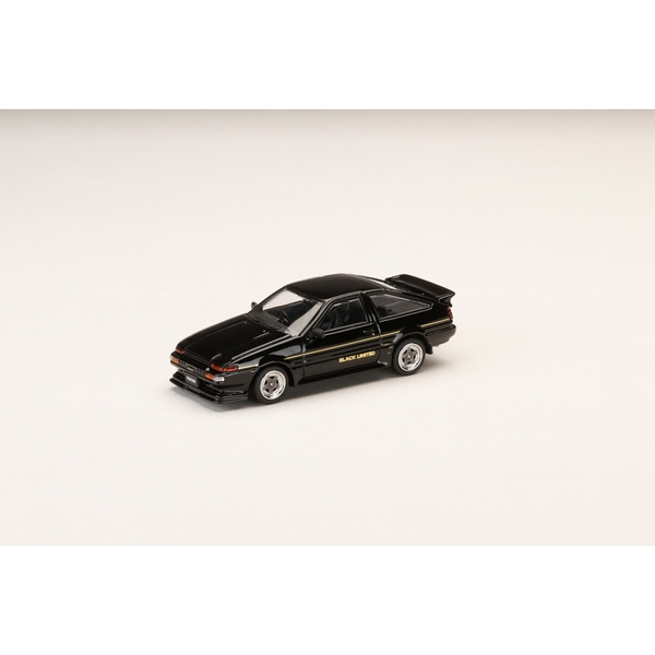 【12月予約】1/64 トヨタ スプリンター トレノ GT APEX AE86 後期型 BLACK LIMITED JDM STYLE ブラックメタリック 完成品ミニカー HJ648052BK
