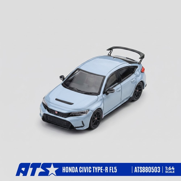 【2月予約】1/64 ホンダ シビック Type R FL5 グレイシャー・ブルー 完成品ミニカー ATS880503