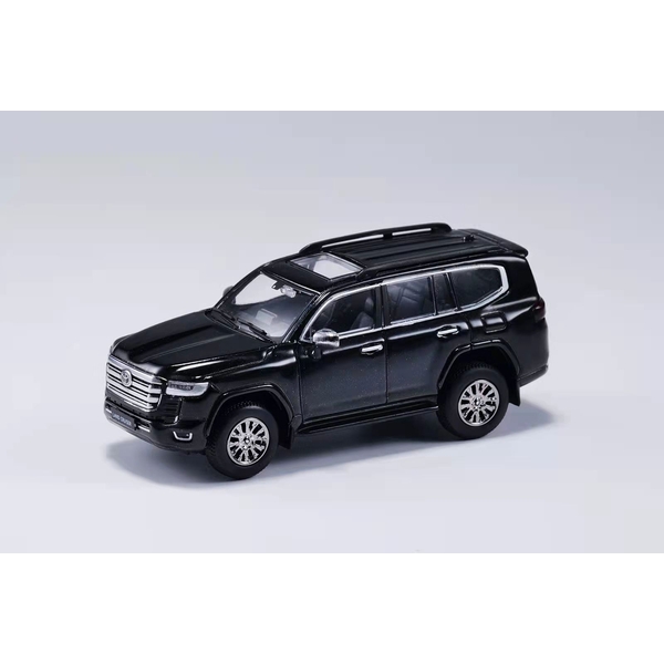 1/64 トヨタ ランドクルーザー LC300 左ハンドル仕様 ブラック 完成品ミニカー KS042-154