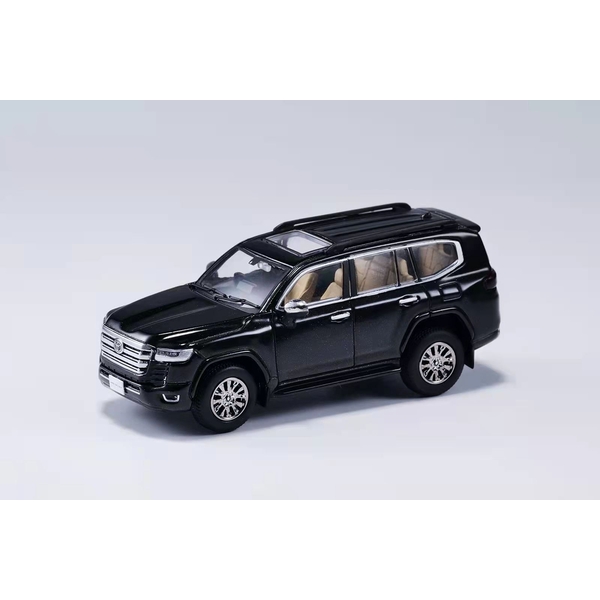 1/64 トヨタ ランドクルーザー LC300 右ハンドル仕様 ブラック 完成品ミニカー KS042-155