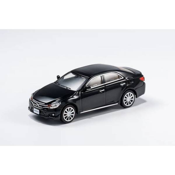 1/64 トヨタ マークX 左ハンドル仕様 ブラック 完成品ミニカー KS026-124