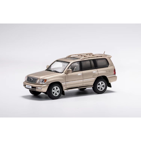 1/64 レクサス LX470 CYGNUS 左ハンドル仕様 ゴールド 完成品ミニカー KS024-188