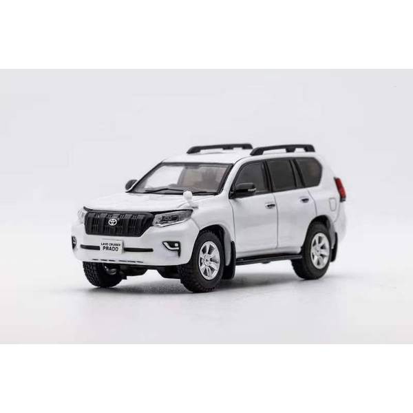 1/64 トヨタ ランドクルーザー ブラド 150 右ハンドル仕様 ホワイト 完成品ミニカー KS033-212