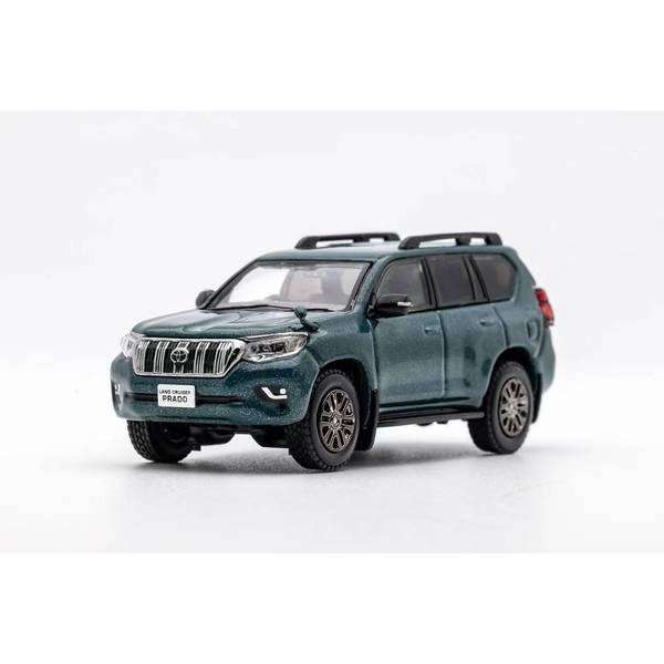1/64 トヨタ ランドクルーザー ブラド 150 右ハンドル仕様 ダークグリーン 完成品ミニカー KS033-213