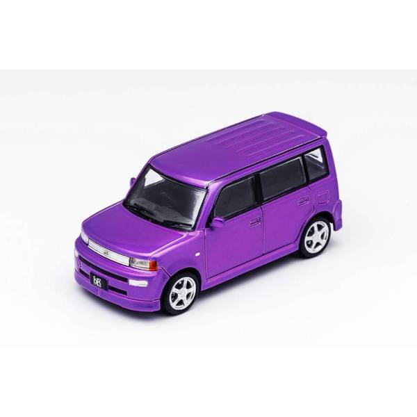 1/64 トヨタ bB パープル 右ハンドル仕様 完成品ミニカー LL-015-60