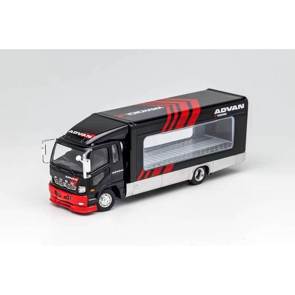 1/64 ミツビシ ふそう トラック ADVAN 完成品ミニカー KS063-289