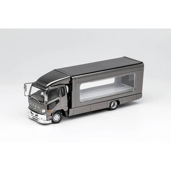 1/64 ミツビシ ふそう トラック アウトリガーライズトラック ブラックメッキ 完成品ミニカー KS063-136