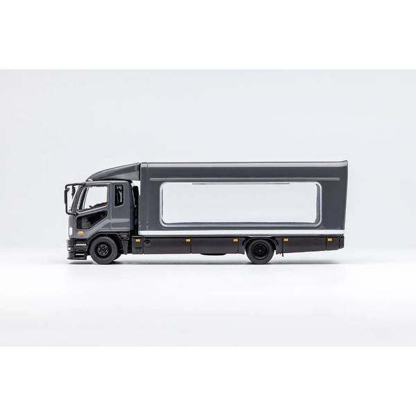 1/64 ミツビシ ふそう トラック アウトリガーライズトラック グレー 完成品ミニカー KS063-137