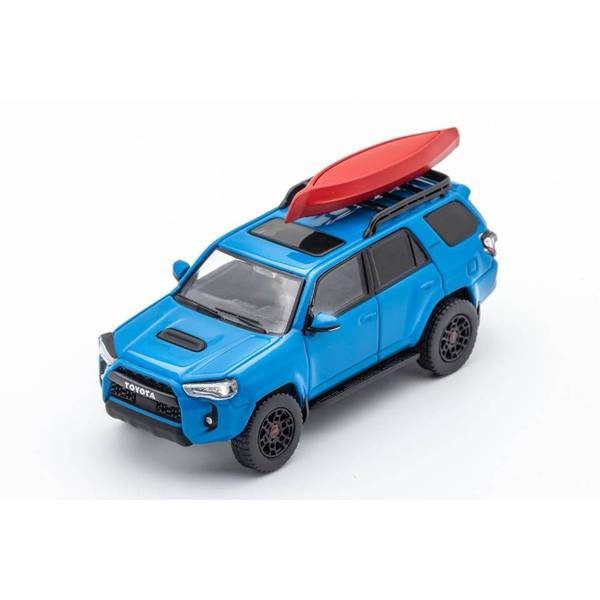 1/64 トヨタ 4ランナー TRDプロ 2022 左ハンドル仕様 ブルー 完成品ミニカー KS059-343