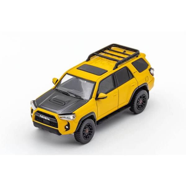 1/64 トヨタ 4ランナー TRDプロ 2022 左ハンドル仕様 イエロー 完成品ミニカー KS059-344