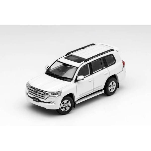 1/64 トヨタ ランドクルーザーLC200 Backpack version ホワイト 右ハンドル仕様 完成品ミニカー KS072-333