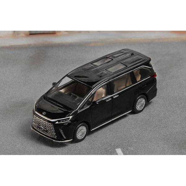 1/64 レクサス LM AW10 左ハンドル仕様 ブラック 完成品ミニカー LL-027-134