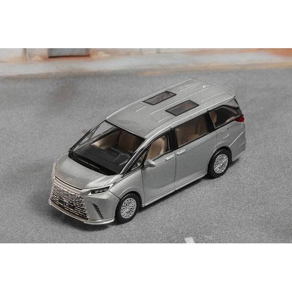 1/64 レクサス LM AW10 左ハンドル仕様 グレー 完成品ミニカー LL-027-136