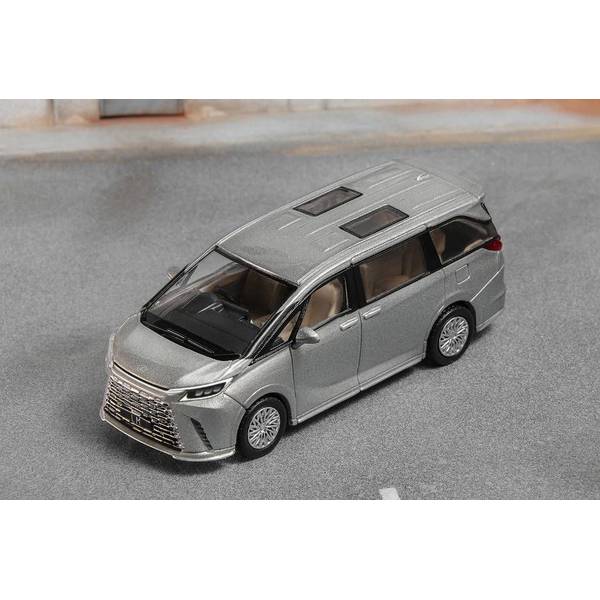 1/64 レクサス LM AW10 右ハンドル仕様 グレー 完成品ミニカー LL-027-137