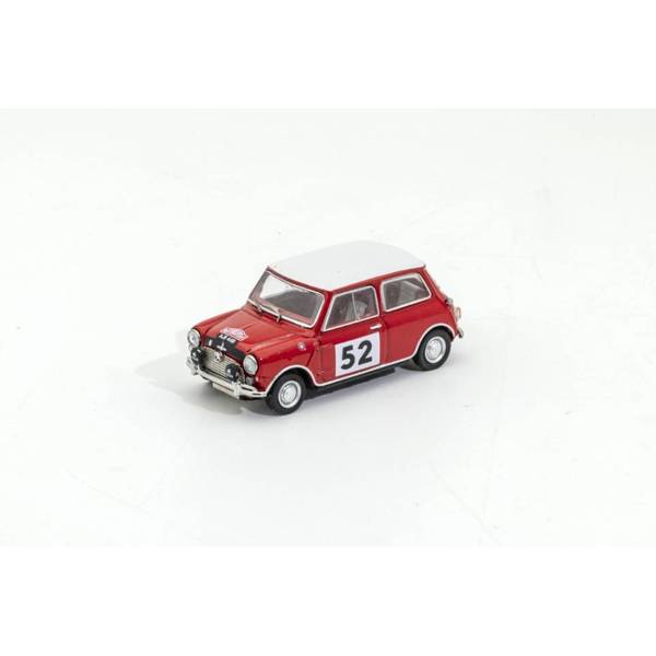 1/64 ミニ クーパー No.52 1965 Championship Car レッド 右ハンドル仕様 完成品ミニカー KS078-446