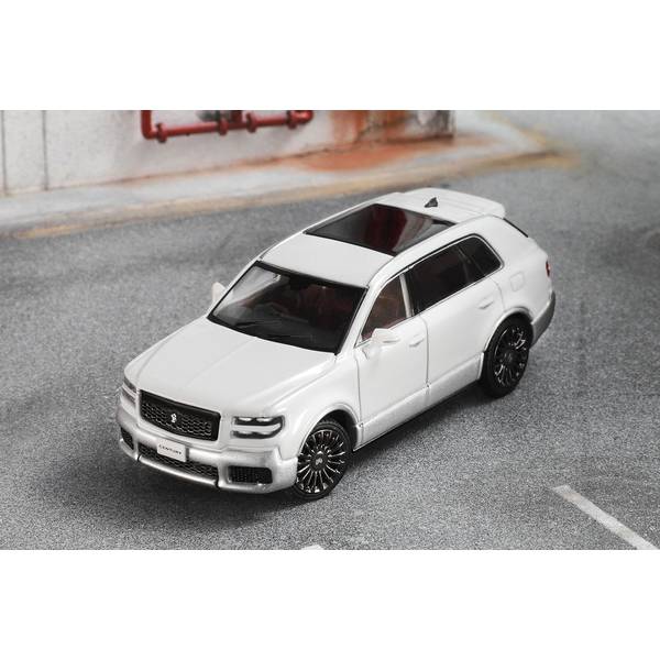 1/64 トヨタ センチュリー 右ハンドル仕様 ホワイト/シルバー 完成品ミニカー KS050-461