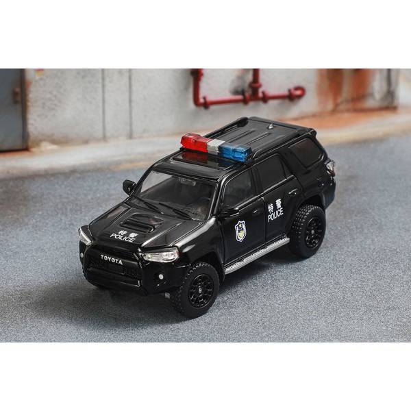 1/64 トヨタ 4 Runner TRD Pro 2022 左ハンドル仕様 China SWAT ブラック 完成品ミニカー KS059-480