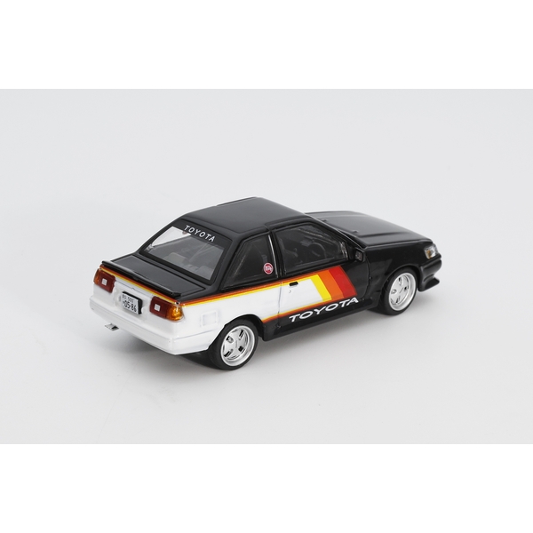 1/64 トヨタ カローラレビン 右ハンドル仕様 ブラック/アートパターン