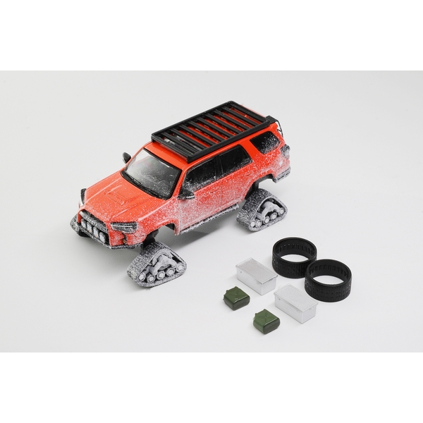 1/64 トヨタ 4ランナー wide-body Prerunner 左ハンドル仕様 スキーバージョン オレンジ