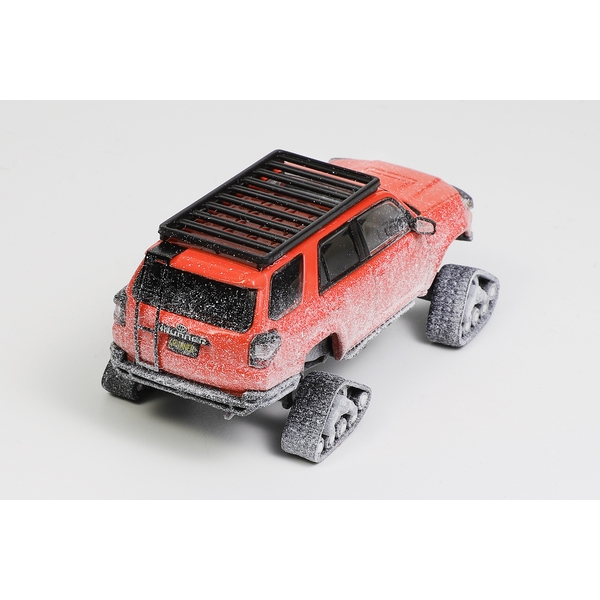 1/64 トヨタ 4ランナー wide-body Prerunner 左ハンドル仕様 スキーバージョン オレンジ