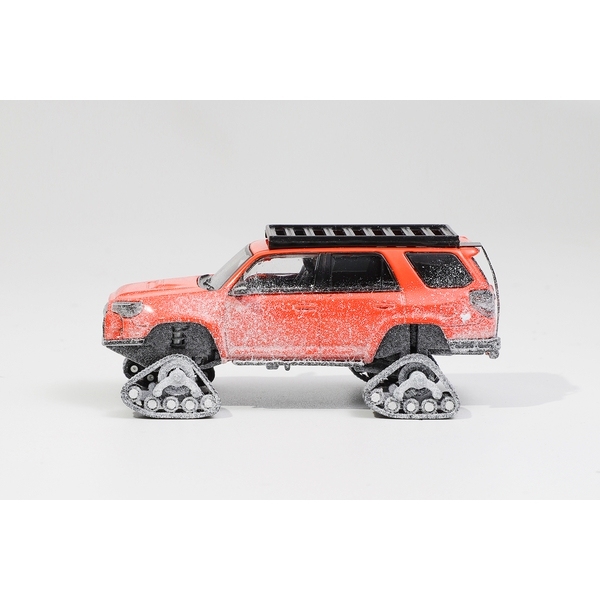 1/64 トヨタ 4ランナー wide-body Prerunner 左ハンドル仕様 スキーバージョン オレンジ