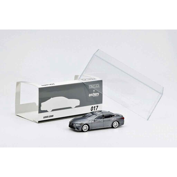 【9月予約】1/64 レクサス LS500 グレー 完成品ミニカー GE-004-17