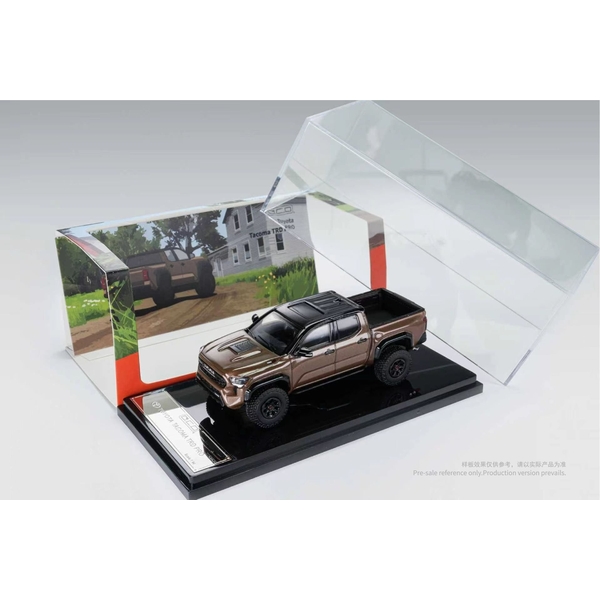 【11月予約】1/64 トヨタ タコマ TRD Pro 2024 ブラウン 完成品ミニカー KS-090-583