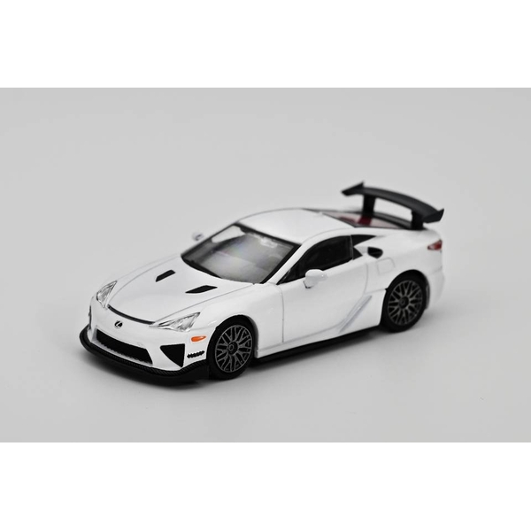 【9月予約】1/64 レクサス LFA 左ハンドル仕様 ニュルブルクリンクエディション ホワイト 完成品ミニカー LL-083-380