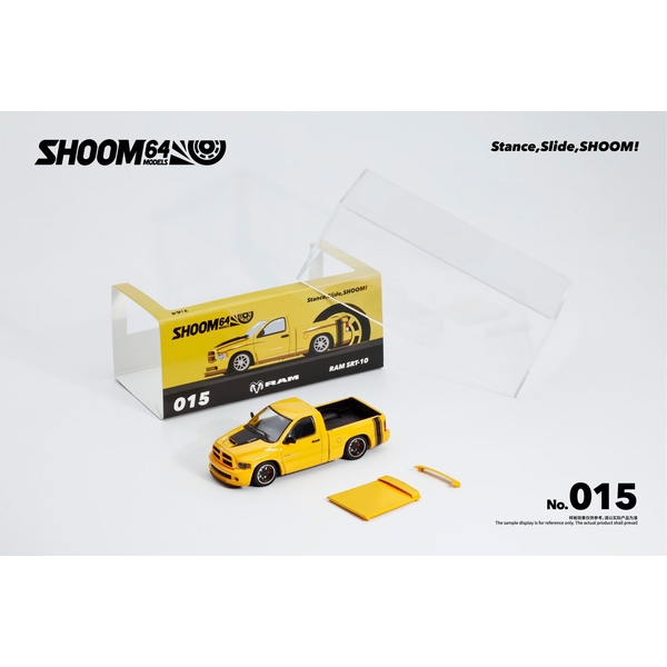 【1月予約】1/64 ダッジ ラム SRT-10 イエロー 完成品ミニカー SHOOM-103-015