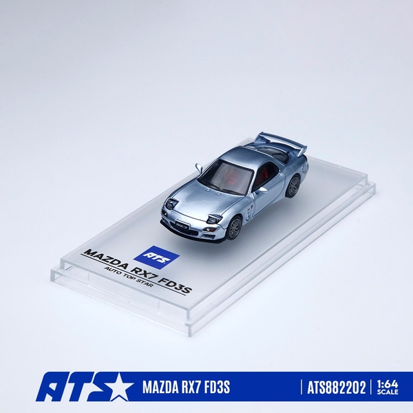 【1月予約】1/64 マツダ RX7 FD3S メタリックグレー 完成品ミニカー ATS882202