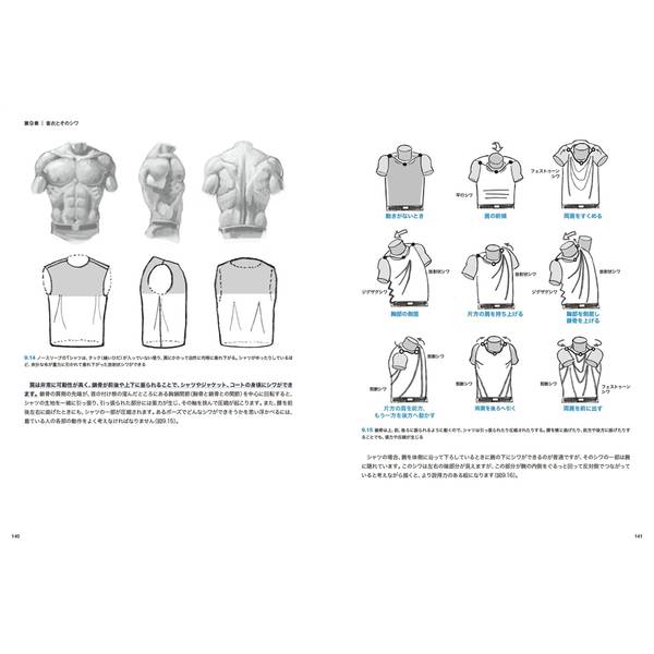 シワの描き方マスターガイド　リアルで美しいシワ表現を描く