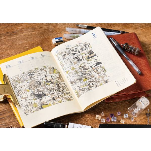 ペン画手帳のつくりかた 絵日記やスケッチで彩る手帳の実例&アイデア集