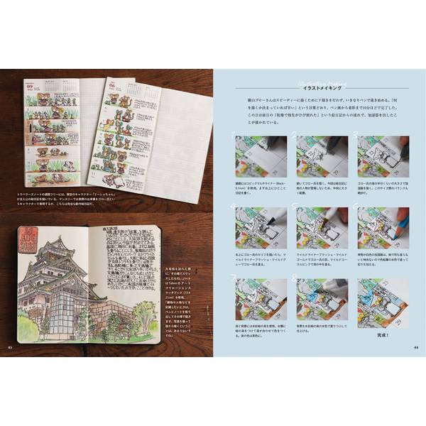 ペン画手帳のつくりかた 絵日記やスケッチで彩る手帳の実例&アイデア集