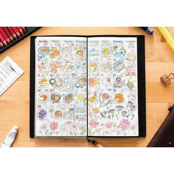 ペン画手帳のつくりかた 絵日記やスケッチで彩る手帳の実例&アイデア集