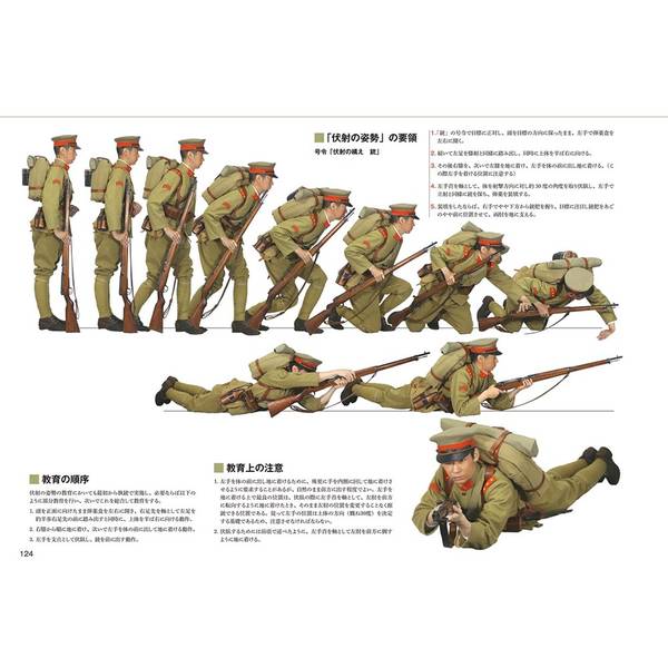 図説 日本陸軍　歩兵の服装と諸動作
